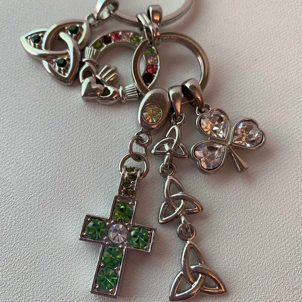 Sparkly Luck Green Keychain!